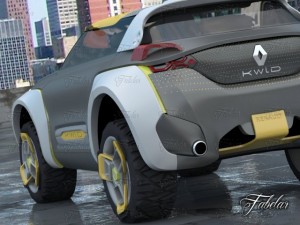 renault kwid environment 3D Model