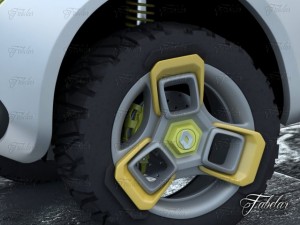 renault kwid environment 3D Model