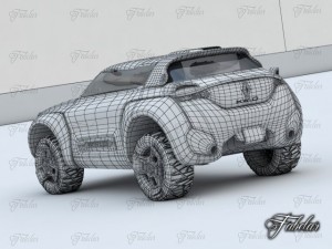 renault kwid environment 3D Model
