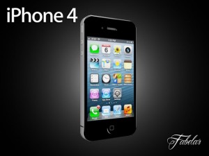 iphone 4 3D 模型