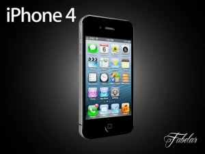iPhone'a 4 Model 3D