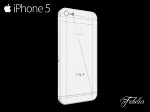 iphone 5 3D Model