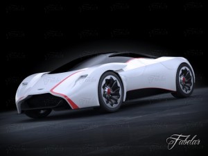 aston martin dp100 concept 3Dモデル