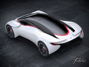 aston martin dp100 concept Model 3D