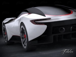 aston martin dp100 concept Model 3D