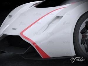 aston martin dp100 concept Model 3D