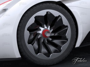 aston martin dp100 concept Model 3D
