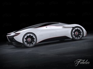 aston martin dp100 concept Model 3D