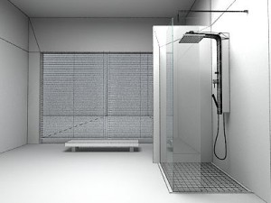 castagnari shower tama 3D Model