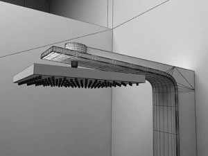 castagnari shower tama 3D Model