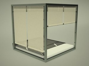 four poster bed 2 3Dモデル