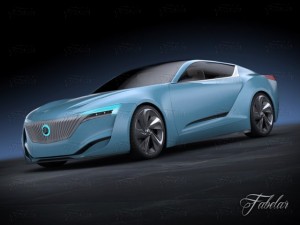 buick riviera concept 2013 3D Model