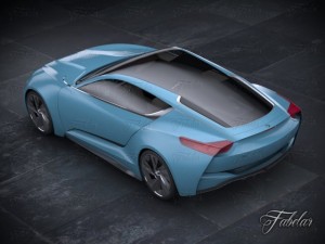 buick riviera concept 2013 3D Модель