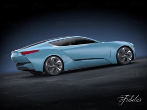 buick riviera concept 2013 3D Модель