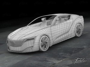 buick riviera concept 2013 3D Модель
