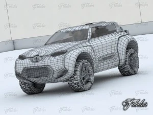 renault concept vol 1 3D Model