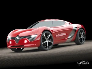 renault concept vol 2 3D Model