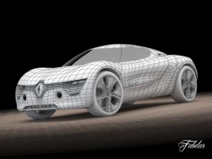 renault concept vol 3 Modèle 3D
