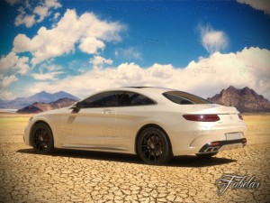 mercedes s63 coupe 2015 amg german deutch germany 3D Модель