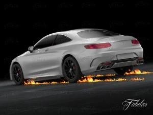 mercedes s63 coupe 2015 amg german deutch germany 3D Model