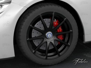 mercedes s63 coupe 2015 amg german deutch germany 3D Модель