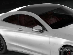 mercedes s63 coupe 2015 amg german deutch germany 3D Model