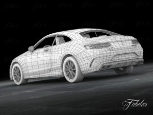 mercedes s63 coupe 2015 amg german deutch germany 3D Модель