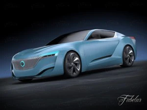 buick riviera concept environment 3D Model