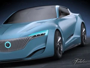 buick riviera concept environment 3D Model
