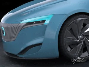 buick riviera concept environment 3D Model