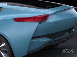 buick riviera concept environment 3D Model