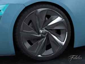 buick riviera concept environment 3D Model