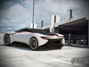 aston martin dp100 environment Model 3D
