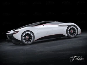 aston martin dp100 environment 3D Model