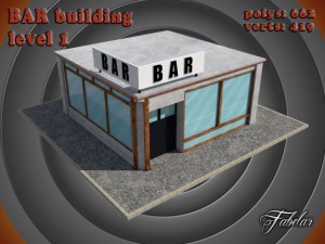 bar level 1 3D Model