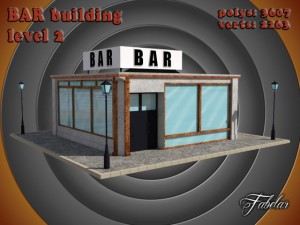 bar level 2 Modelo 3D