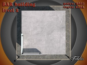 bar level 2 3D 模型