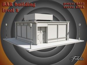 bar level 2 3D 模型