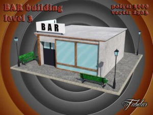 bar level 3 3D Model
