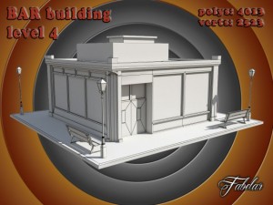 bar level 4 3D Model