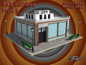 bar level 5 3D 模型