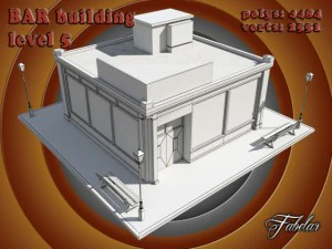 bar level 5 3D Model