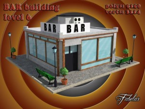 bar level 6 3D Model