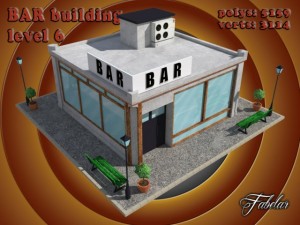 bar level 6 3D-Modell