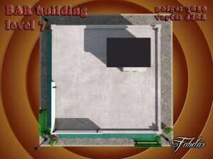 bar level 7 Modelo 3D