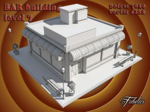 bar level 7 Modelo 3D