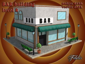 bar level 8 3D 模型
