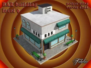 bar level 9 3D Model