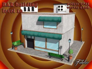 bar level 10 3D Model