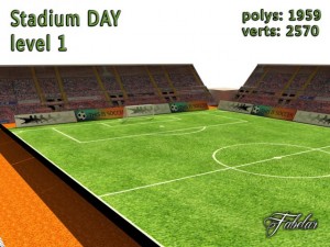 stadium level 1 day 3D Model